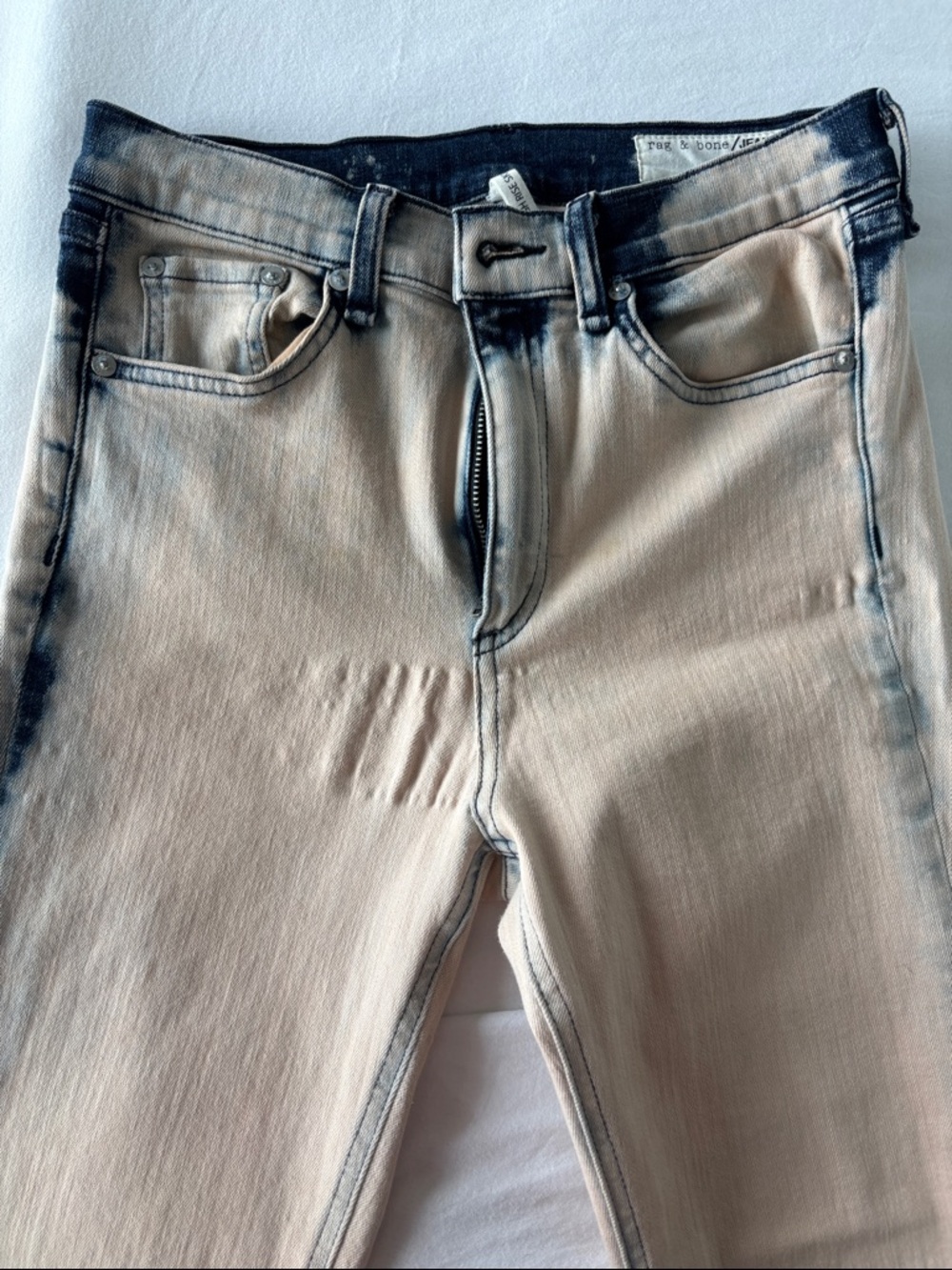 rag & bone Acid/Washed Jeans blush and Dark Blue